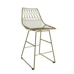 Rackhams Corey Counter Stool Black Faux Leather - Black - thumbnail 2