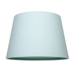 Rackhams Classic 10 Inch Duck Egg Linen Fabric Drum Table/Pendant Lamp Shade 60w Maximum - thumbnail 3