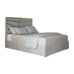 Rackhams Arabella Upholstered Soft Velvet Metal Bed Frame - Grey - Grey - Small double - thumbnail 6