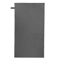 Rackhams Travel Microfibre Towel - Dark Grey - One Size - Dark Grey - 87% Polyester/13% Polyamide - thumbnail 2