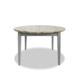 Rackhams Florence Round Oval Extendable Kitchen Dining Table 115-160cm - Dove Grey - thumbnail 5
