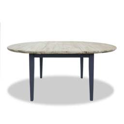Rackhams Florence Round Oval Extendable Kitchen Dining Table 115-160cm - Dove Grey - thumbnail 6