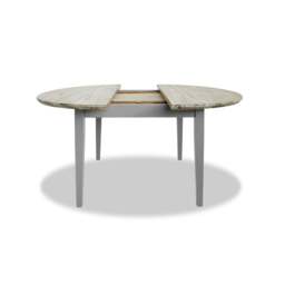 Rackhams Florence Round Oval Extendable Kitchen Dining Table 115-160cm - Dove Grey - thumbnail 4