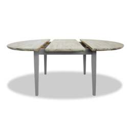 Rackhams Florence Round Oval Extendable Kitchen Dining Table 115-160cm - Dove Grey - thumbnail 2