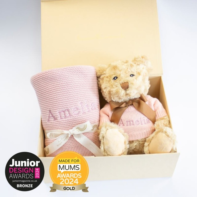 Rackhams NEW BABY BLANKET AND TEDDY - Pink - image 1