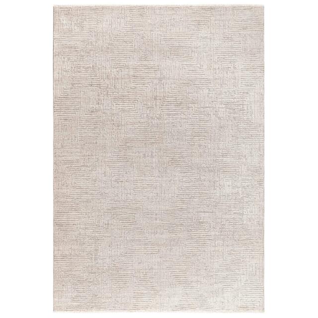 Rackhams Laurent LA05 Geo Cream Rug - 120x160cm - image 1