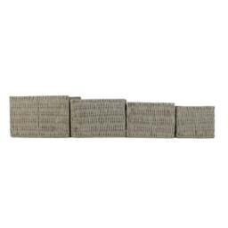 Rackhams Grey Paper Rope Storage Basket - Large - thumbnail 4