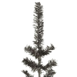 Rackhams Slim Christmas Tree Black 240 cm - Black - PVC, steel - thumbnail 5
