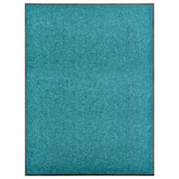 Rackhams Doormat Washable Cyan 90x120 cm - thumbnail 1