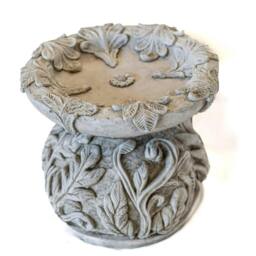 Rackhams Woodland Design Stone cast Bird Bath Bird feeder - thumbnail 4