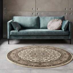 Rackhams Design Oriental Parun Tabriz Beige Rug - 120X170 cm - thumbnail 5