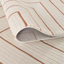 Rackhams Carmel Cream-Terra Geometric Rug - 6040 - 80X300 cm - thumbnail 4