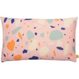 Rackhams Terra Cushion Cover - Powder Pink - 30cm x 50cm - Powder Pink - 100% Recycled Polyester - thumbnail 2