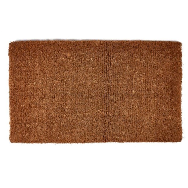 Rackhams Traditional Coir Doormat - Brown - Brown - One Size - 100% Coir