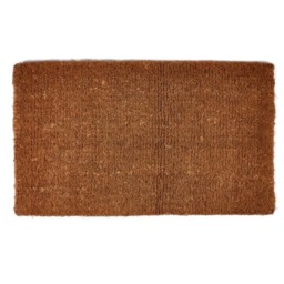Rackhams Traditional Coir Doormat - Brown - Brown - One Size - 100% Coir