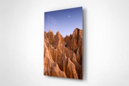 Rackhams Cliffs Moonrise - Framed Print 20 x 16 inch - thumbnail 3