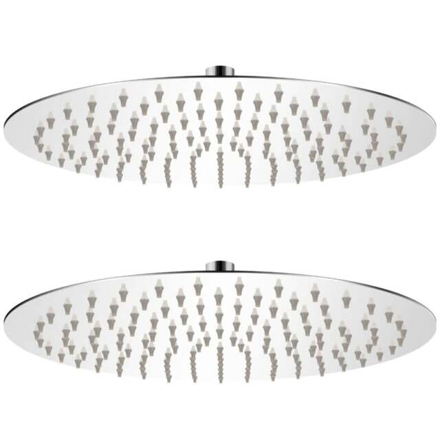 Rackhams Rain Shower Head 2 pcs Stainless Steel �_�”�_ 30 cm