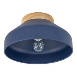 Rackhams Chic Scandinavian Designed Semi Flush Ceiling Light in Midnight Blue - thumbnail 3