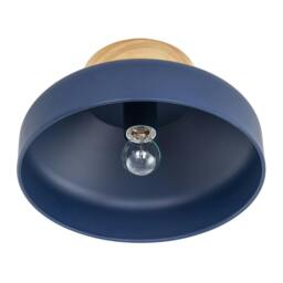 Rackhams Chic Scandinavian Designed Semi Flush Ceiling Light in Midnight Blue - thumbnail 5