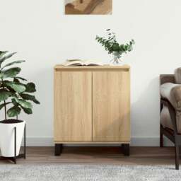 Rackhams Sideboard Sonoma Oak 60x35x70 cm Engineered Wood - Brown - Engineered wood, iron
