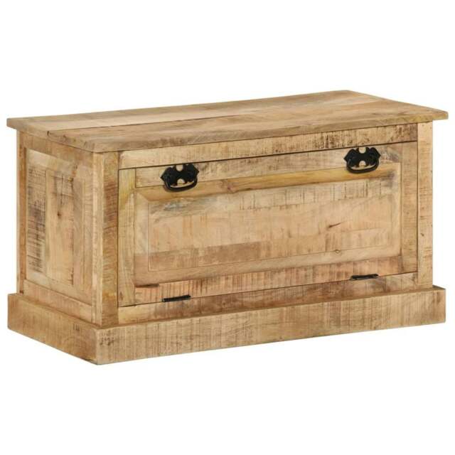 Rackhams Shoe Storage Bench 85x40x45 cm Solid Mango Wood