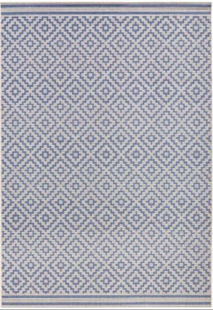 Rackhams Indoor - Outdoor Blue Raute Rug - 160X230 cm - image 1