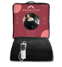 Rackhams SnuggleUp Warming Throw-Black 120X160cm - thumbnail 1