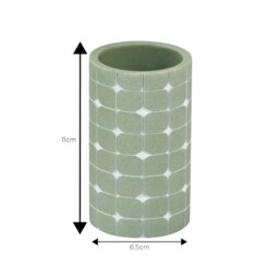 Rackhams Mosaica Pistachio Green Tumbler - thumbnail 2