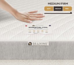 Rackhams Tranquil 13.5 Bonnell Spring  Mattress with Gel Comfort Layer - 4ft - Small Double - Essentials by DS Living - thumbnail 4