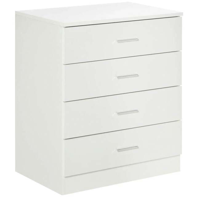 Rackhams Chest of Drawers, 4 Drawers Storage Cabinet with Metal Rails, Anti-Tip for Playroom, Nursery Room, Hallway, etc - image 1