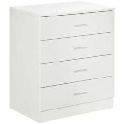 Rackhams Chest of Drawers, 4 Drawers Storage Cabinet with Metal Rails, Anti-Tip for Playroom, Nursery Room, Hallway, etc - thumbnail 1