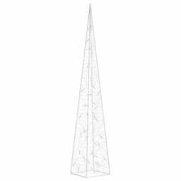Rackhams Acrylic Decorative LED Light Cone Blue 90 cm - thumbnail 3