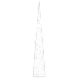 Rackhams Acrylic Decorative LED Light Cone Blue 90 cm - thumbnail 6