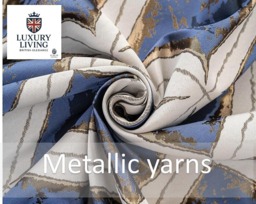 Rackhams Luxury Diamond Jacquard Metallic Fully Lined Ring Top Curtains - Blue - 168cm width x 137cm drop - thumbnail 4