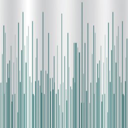 Rackhams City White & Teal Shower Curtain - thumbnail 2