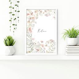 Rackhams Bathroom Decor On Wall - Set of 3 wall art prints - 16 x 22 inches / 40.65 cm x 56 cm - Polyester Canvas 260 gsm - Canvas wrapped - thumbnail 5