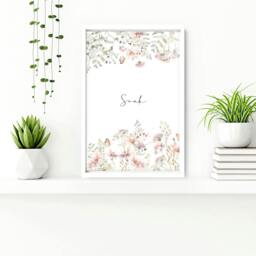 Rackhams Bathroom Decor On Wall - Set of 3 wall art prints - 16 x 22 inches / 40.65 cm x 56 cm - Polyester Canvas 260 gsm - Canvas wrapped - thumbnail 6