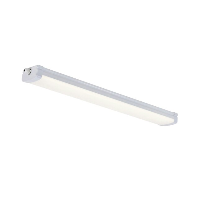 Rackhams Burbank 90 - Sensor - Batten Light Fitting - White - White - Plastic - 1 - image 1