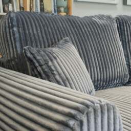 Rackhams Vinci Soft Chunky Jumbo Cord 4 Seater Corner Sofa - Cream - Right Hand Facing - thumbnail 6