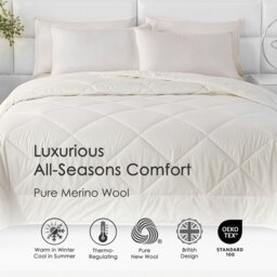 Rackhams Australian Wool 400 GSM Heavy Duvet - Super King - thumbnail 2