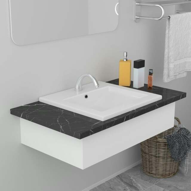 Rackhams Built-in Basin 42x39x18 cm Ceramic White