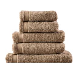 Rackhams Hotel Madison Hand Towel - Pebble - One Size - Pebble - 100% Ringspun Cotton - thumbnail 3
