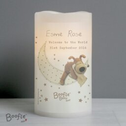 Rackhams Personalised Boofle Baby Nightlight LED Candle - thumbnail 4