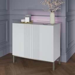 Rackhams Frank Olsen Iona Tall Sideboard - Black - thumbnail 4