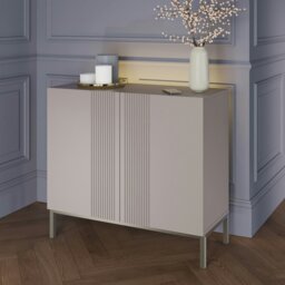Rackhams Frank Olsen Iona Tall Sideboard - Black - thumbnail 2