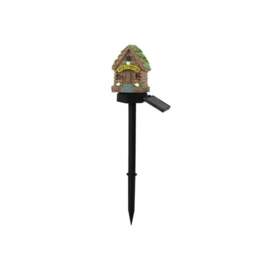 Rackhams Solar-Powered Resin Cartoon House Ground Lights - Style 2