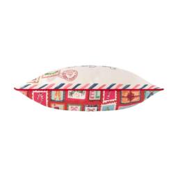 Rackhams Dear Santa Reversible Printed Christmas Cushion Cover - Multicoloured - 30cm x 50cm - Multicoloured - 95% Polyester/5% Cotton - thumbnail 3