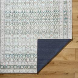 Rackhams Our Pnw Home Rainier-Washable Green Beige Brown Traditional Boho Vintage Rug - 160 x 220 cm - thumbnail 4