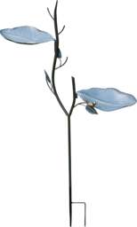 Rackhams Ornamental Free Standing, Weather Resistant, Easy Assemble Bird Bath and Feeder