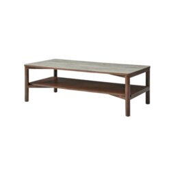 Rackhams Willow Coffee Table with Shelf - Timber Tobacco - Timber Tobacco - thumbnail 2